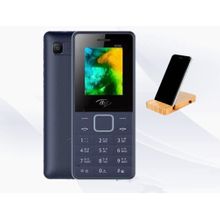 Buy Itel It2160 - 1.77-inch Dual SIM Mobile Phone - Dark Blue + Free Mobile Holder in Egypt