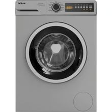 اشتري Ocean WFO1271WDS Front Load Automatic Washing Machine, 7KG - Silver في مصر