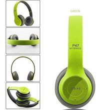 Buy P47 Wireless Bluetooth Headphones  - Lime Green in Egypt