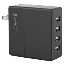 اشتري Orico (DCK-4U) 4 Port  Total 6.8A USB Wall Charger  - Black في مصر