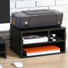 Buy Modern Home Printer Stand And Desk Storage Organizer - 40x30x22 - Black in Egypt