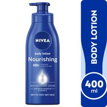 اشتري NIVEA Body Lotion Moisturizer for Extra Dry Skin, 48h Moisture Care, Nourishing Almond Oil & Vitamin E, 400ml في مصر