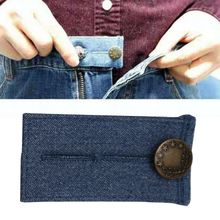 Buy Denim Button Extender 2 Button Hooks Men Women Pants Elastic Blue in Egypt