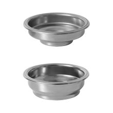 اشتري 2PCS Stainless Steel 58mm Coffee Tea Filter Basket for Espresso Coffee Machine Accessories Pressurized Powder Bowl في مصر