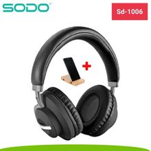 اشتري SODO SD- 1006 Bluetooth Wireless Headphone - Black+ Free Mobile Holder في مصر