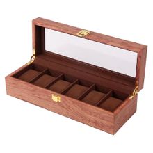 Buy Luxury Wooden &  Box 6 Slot Velvet Jewelry  Display C in Egypt