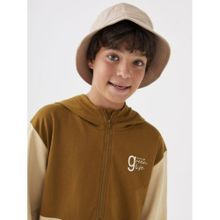 Buy LC Waikiki Hooded Color Block Long Sleeve Organic Cotton Boys Sweatshirt in Egypt