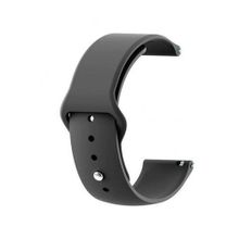 اشتري Replacement Silicone Sport Strap 22mm For Huawei Watch GT2e - Black في مصر