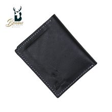 اشتري Bamm Card Wallet Natural Leather Black في مصر