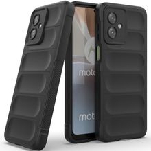 Buy Case For Motorola Moto G54 Flexible TPU Rubber Grip Shock-Absorbent Case Cover in Egypt