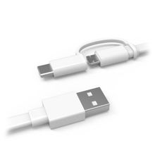 Buy Huawei 2-in-1 Data Cable - 1.5m - 2.0A - USB Type-A To Micro USB & Type-C - White in Egypt