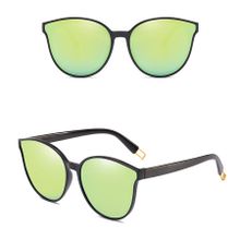 Buy Cat Eye Oversize Women Sunglasses- UV Protection Mirror Lenses - Green in Egypt