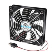 Buy 120mm Quiet Cooler Silent USB Cooling Fan For  Router AV Cabinet in Egypt