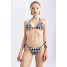 Buy Defacto Fall in Love Regular Fit Printed Bikini Bottom in Egypt