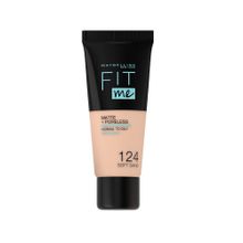 اشتري Maybelline New York Maybelline New York Fit Me Matte + Poreless – 124 SOFT SAND في مصر