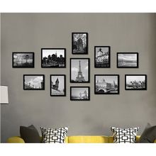 اشتري Photo Frame Set 11PCS Black في مصر