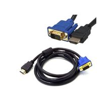 Buy HDMI Male To VGA Male 15PIN Video Cable HDTV 1080P in Egypt