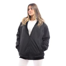 اشتري SQAP Jacket With Long Sleeves And Fur - Black - Women في مصر