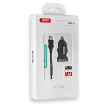 Buy XO TZ08 Car Charger With Micro USB Cable - Black in Egypt