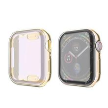 اشتري Cover Case For Apple Watch 41mm Series 7/8 With Screen Shockproof-Gold في مصر