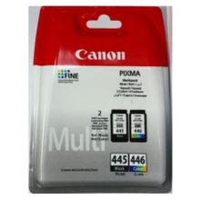 اشتري Canon PG-445 Ink Cartridge - Black + CL-446 Tri-Colour Ink Cartridge Multipack في مصر