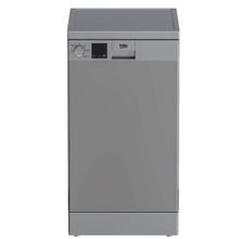 اشتري Beko Slimline Dishwasher,Half Load,10 Persons,5 Programs,45 Cm-Silver-DVS05020S في مصر