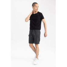 اشتري Defacto Regular Fit Cargo Pocket Bermuda Shorts في مصر