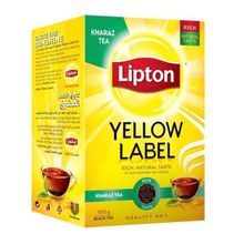 اشتري Lipton Classic Yellow Label Black Kharaz Tea with Sun Dried Tea Leaves - 100 Gm في مصر