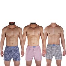 اشتري Embrator Pack Multi-Color Weave Boxer 3 Pack (Multi Colors) في مصر