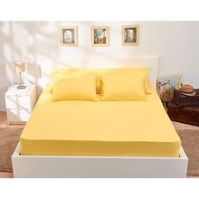 Buy L'Antique Fitted Bed Sheet –  Yellow in Egypt