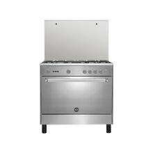 Buy La Germania 9C10GRB1X4AWW Freestanding Gas Cooker - 5 Burners - Stainless Steel in Egypt