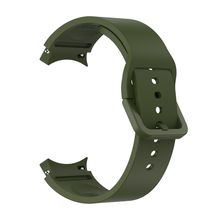 Buy (Army Green A)Silicone Strap For Samsung Galaxy Watch 4 40mm/44mm Classic 46mm/42mm No Gap Bracelet Belt For Galaxy Watch 5 40mm 44mm Correa WEF in Egypt