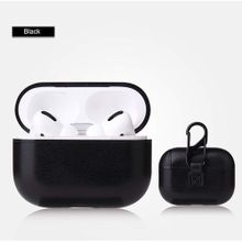 اشتري Generic Apple AirPods Pro Leather Cover Case With Key Chain - Black في مصر