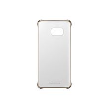 اشتري Samsung Clear Protective Cover for Galaxy S6 edge+ - Gold في مصر