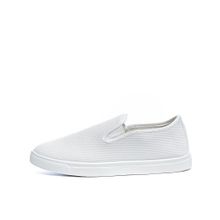 Buy Desert Fashion Clipper Flat Sneakers For Men - White in Egypt