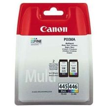 Buy Canon 445+446 Ink Jet Cartridge Set Of 2 - Black/Multi-Color in Egypt