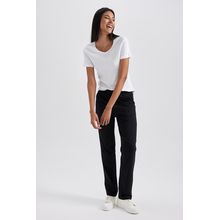 Buy Defacto Woman Regular Fit Knitted Trousers in Egypt