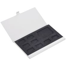 Buy 9 SD/SD Memory Card Storage Holder Box Metal Cases 8 TF&1 in Egypt