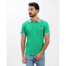 Buy Alpha Stitched "The Old Club" Buttoned Polo Shirt - Green in Egypt