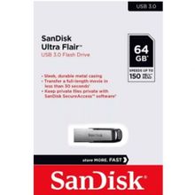 Buy Sandisk 64GB Ultra Flair USB 3.0 Flash Drive Speeds Up To150MB/s in Egypt