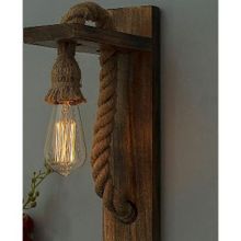 اشتري Lighting Wall Applique Rope With WoodLighting wall applique rope with woodAdd an elegant design by getting distinctive lighting units from my home في مصر