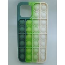 اشتري Iphone 12/12 Pro Back Cover Bubble Push Pop It Silicone Phone Case - Multicolur في مصر