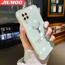 اشتري JIUMOO Huawei Nova 7i Case Deer Pattern Back Cover في مصر