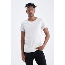 Buy Defacto Slim Fit Crew Neck Basic Short Sleeve T-Shirt in Egypt