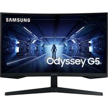 Buy Samsung G5 Odyssey Gaming MONITOR 27 LC27G55TQBMXEG144HZ 2K CURVED in Egypt