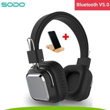 اشتري SODO SD- 1003 Bluetooth Wireless Headphone - Black+ Free Mobile Holder في مصر