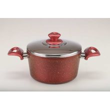 Buy Al Karnak Cookware Granite Pot + Stainless Steel Lid - 20cm in Egypt