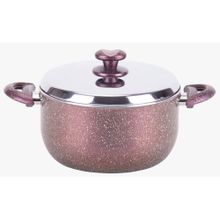 اشتري Nouval Granite Plus  Pot With Stainless Steel Lid - Thickness 3.5mm في مصر