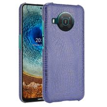 Buy Nokia X20 Case PC Leather Phone Case Cover - Blue in Egypt