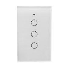 Buy Smart Home WiFi RF Remote Control Wall Light Switch Panel Wall Contact Light Switch for US Plug Relay Controller -3R in Egypt